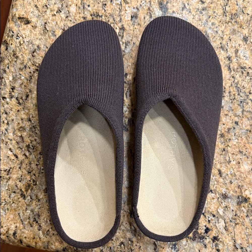 Rothy's brown clogs, size 8. Like new